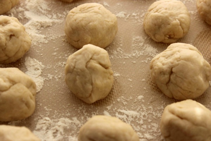 Homemade Flour Tortillas process