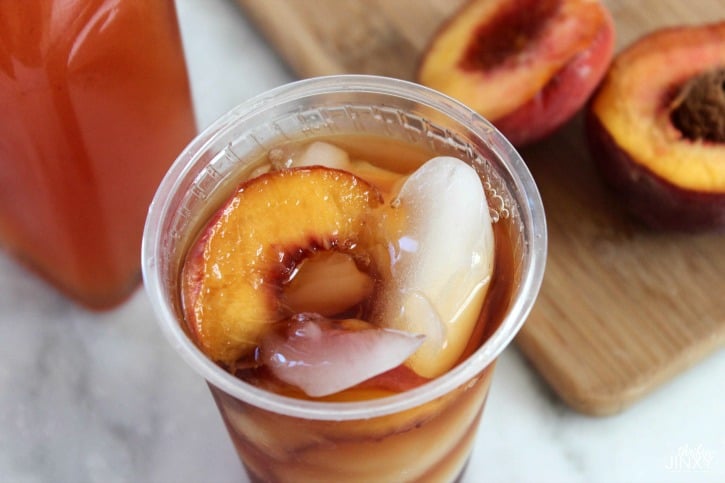 Super Easy Peach Iced Tea Recipe (like Sonic)