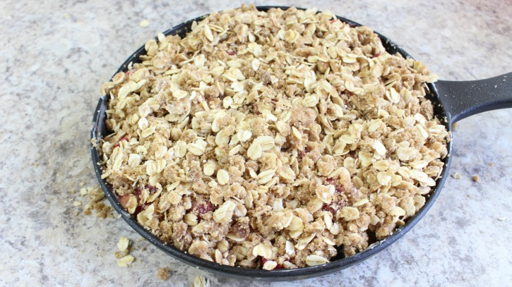 Oatmeal Mixture in Skillet