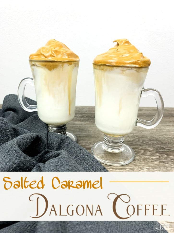 Salted Caramel Dalgona Coffee Recipe