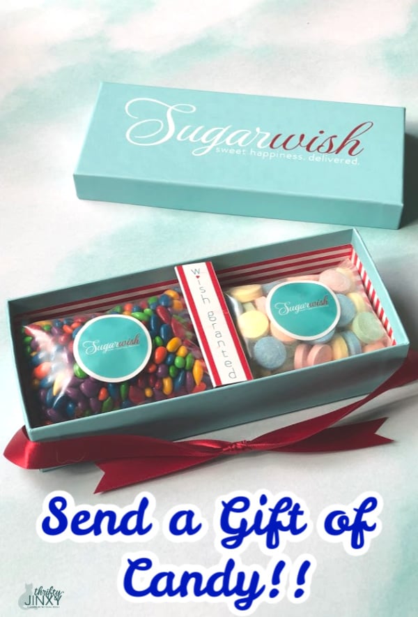 Sugarwish Our Candles gift sizes