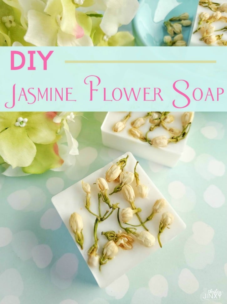 Easy DIY Jasmine Flower Soap to Make at Home