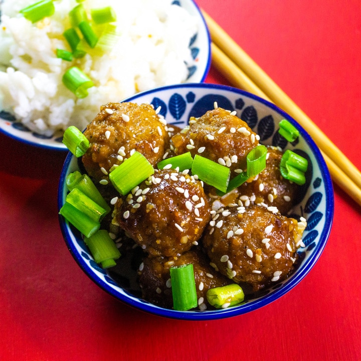 Instant Pot Orange Glazed Meatballs Recipe Thrifty Jinxy