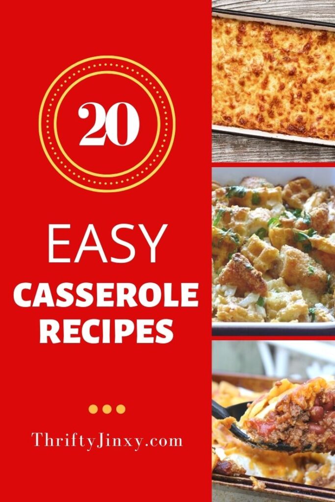 20 EASY CASSEROLE RECIPES