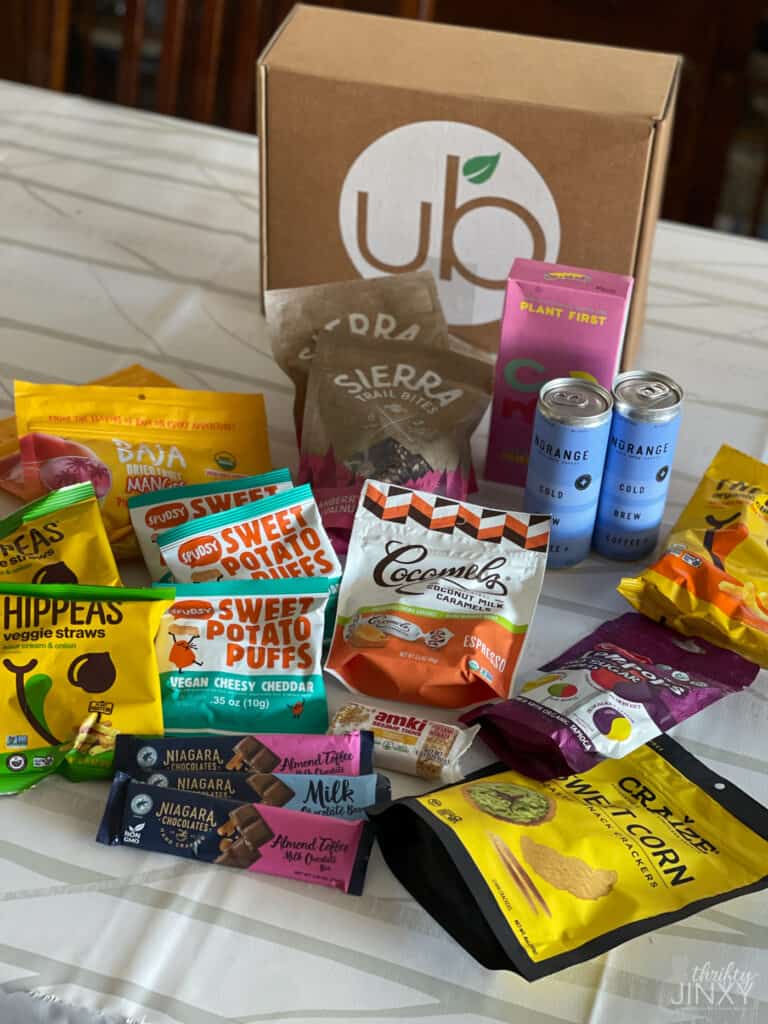 Healthy Snacks Inside Urthbox Subscription Box