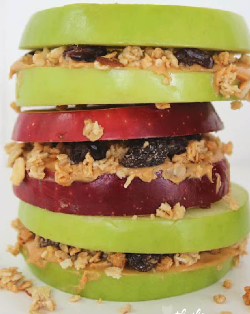 Apple Sandwiches - Great After School Snack!-image