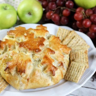 Apple Cranberry Brie en Croute