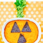Buffalo Chicken Wing Dip Halloween Style