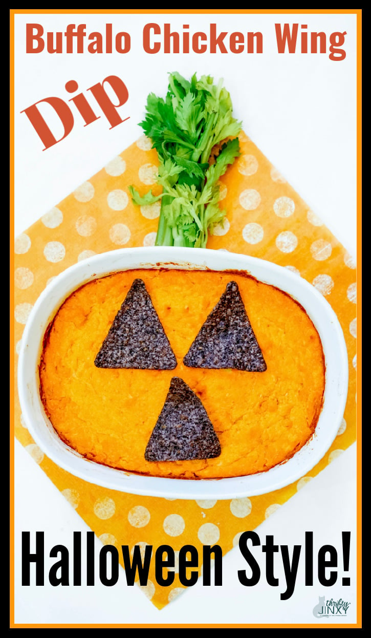 Buffalo Chicken Wing Dip Recipe - Halloween Style!