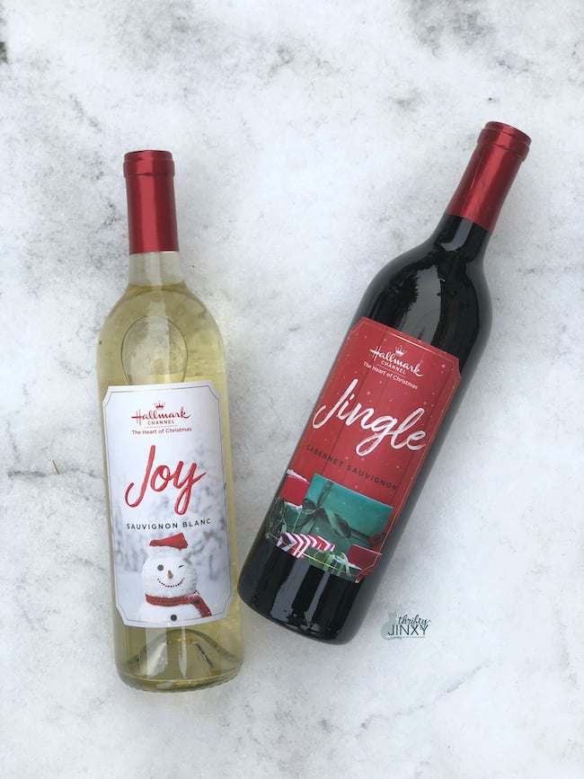 Joy and Jingle Hallmark Channel Wines in snow