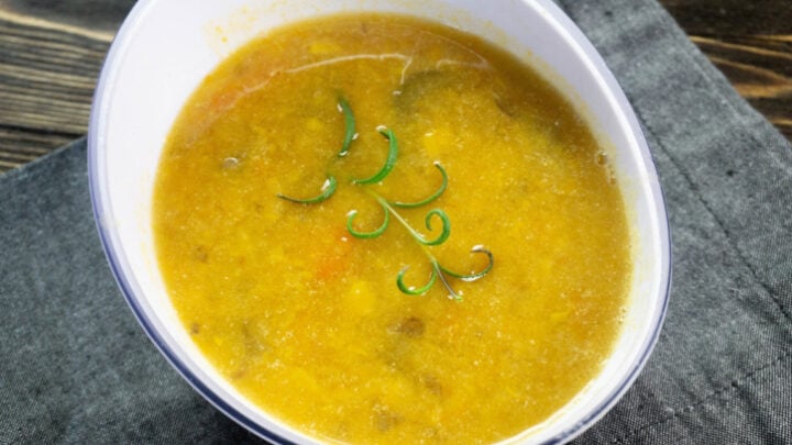 Instant Pot Corn Soup with Rosemary Recipe