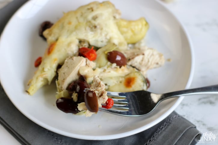 Low-Carb Greek Chicken Casserole Recipe