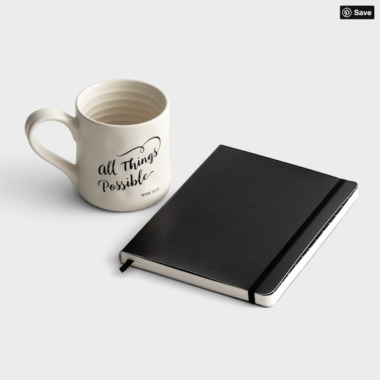All Things Possible Mug and Journal Gift Set