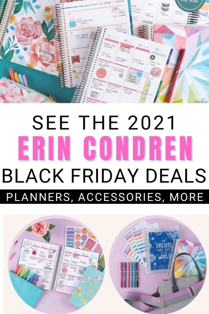 2021 ERIN CONDREN Black Friday Deals