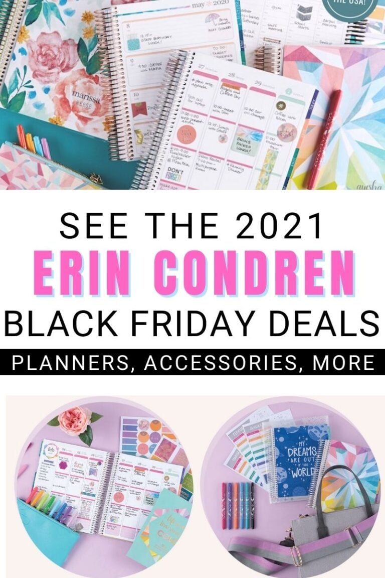 2024 Erin Condren Black Friday and Cyber Monday Sales Black Friday in