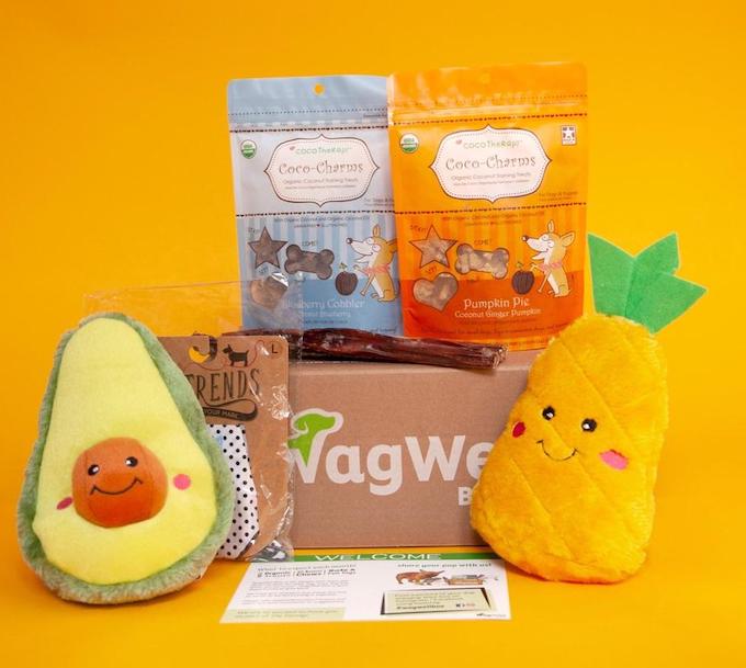 Wagwell Dog Subscription Box Contents