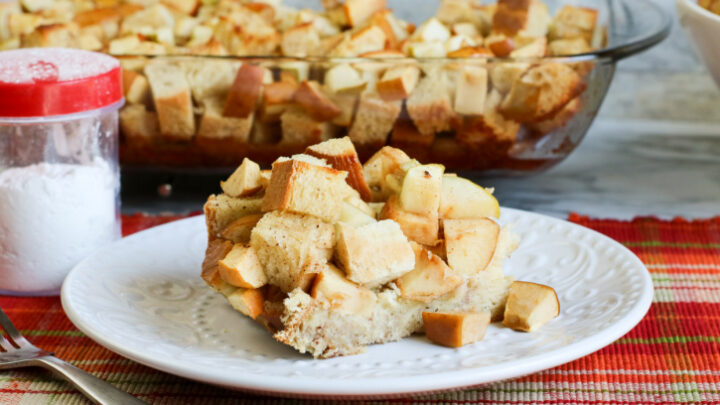 Apple Challah French Toast Casserole Recipe