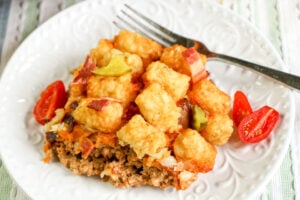 Bacon Cheeseburger Tater Tot Casserole