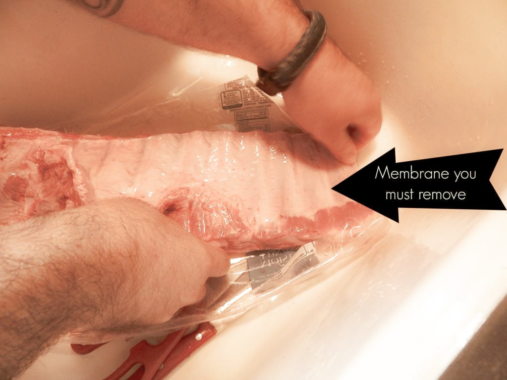 removing pork rib membrane-2