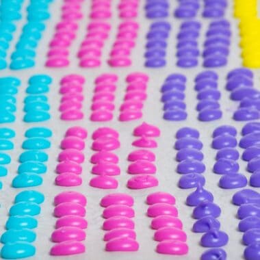 Candy Dots aka Candy Buttons on Wax Paper