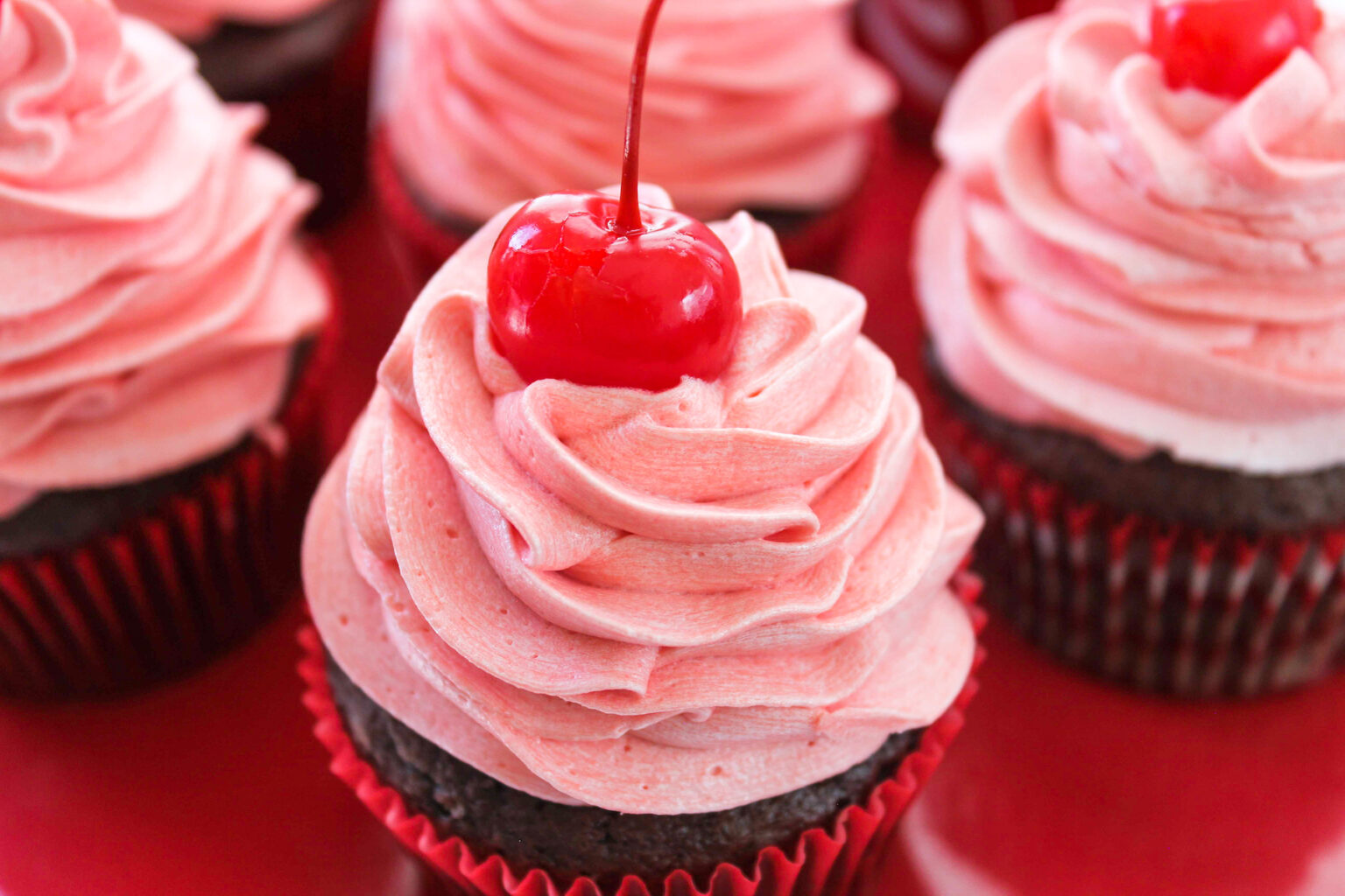 Easy Cherry Coke Cupcakes Recipe with a Surprise Inside Thrifty Jinxy
