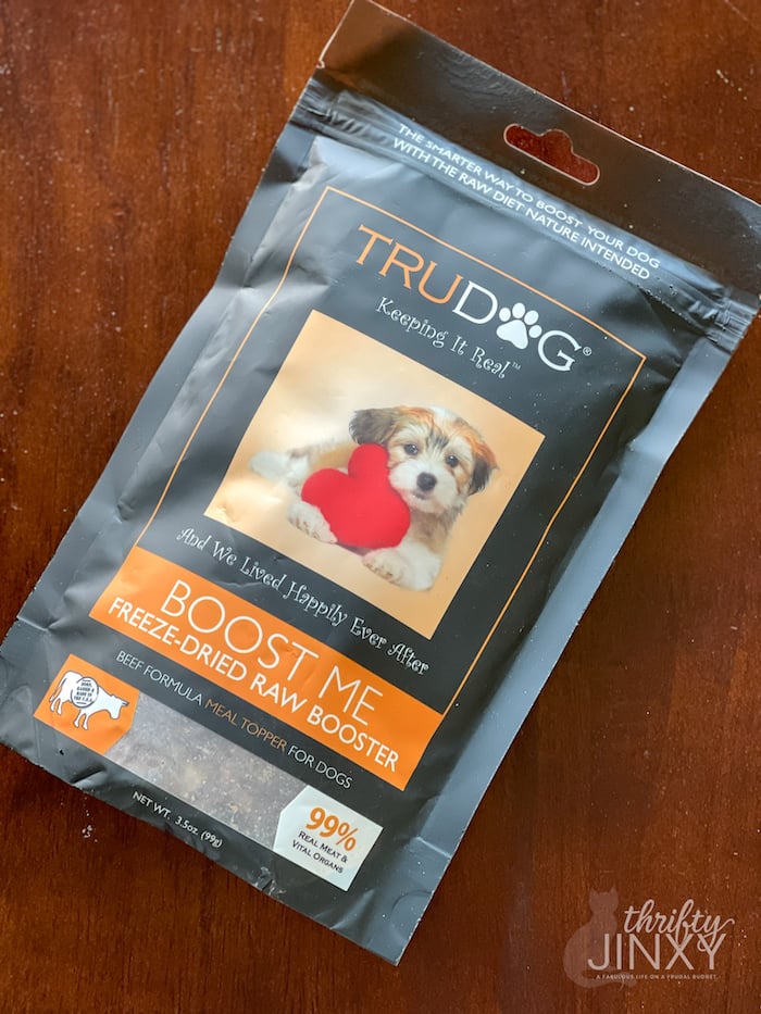 Boost me dog outlet food