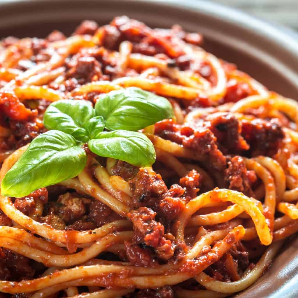 Instant Pot Spaghetti And Meat Sauce Recipe Thrifty Jinxy