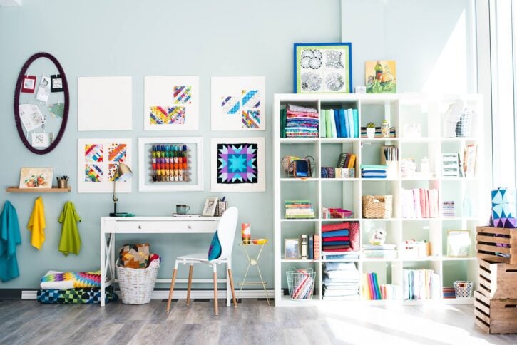 organized craft room