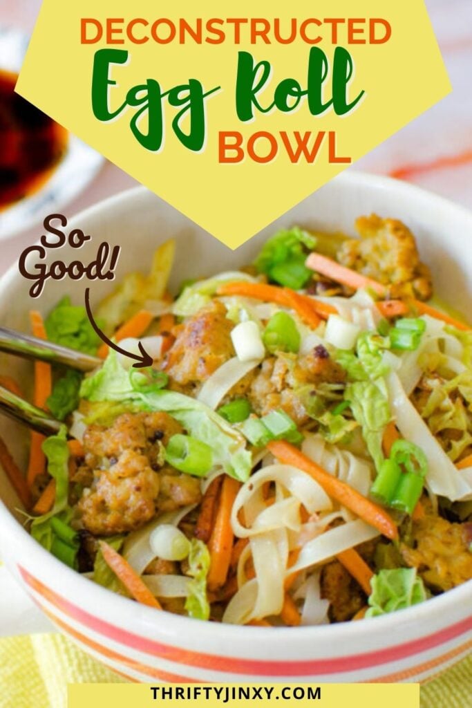Deconstructed Egg Roll Bowl