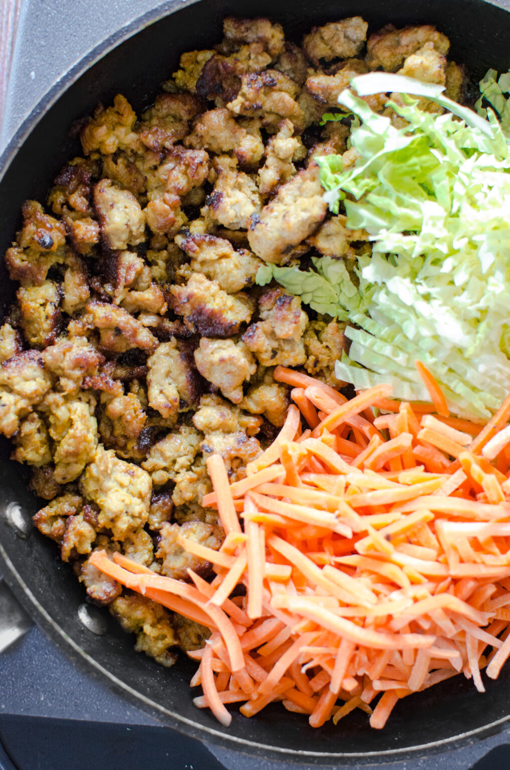 Deconstructed Egg Roll Bowl - Thrifty Jinxy
