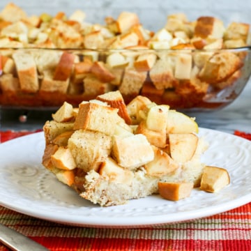 Apple Challah French Toast Casserole