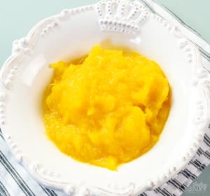 Instant Pot Pumpkin Puree in Bowl