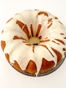 Sweet Potato Pound Cake with Glaze