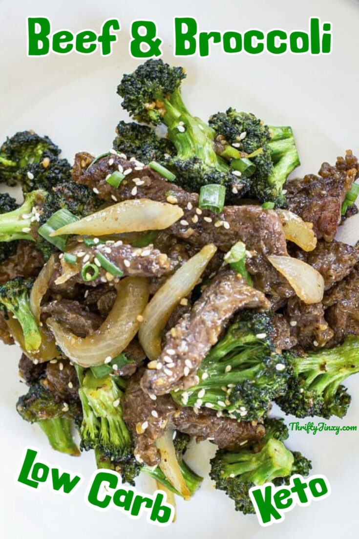 Low Carb Beef And Broccoli Recipe - Thrifty Jinxy