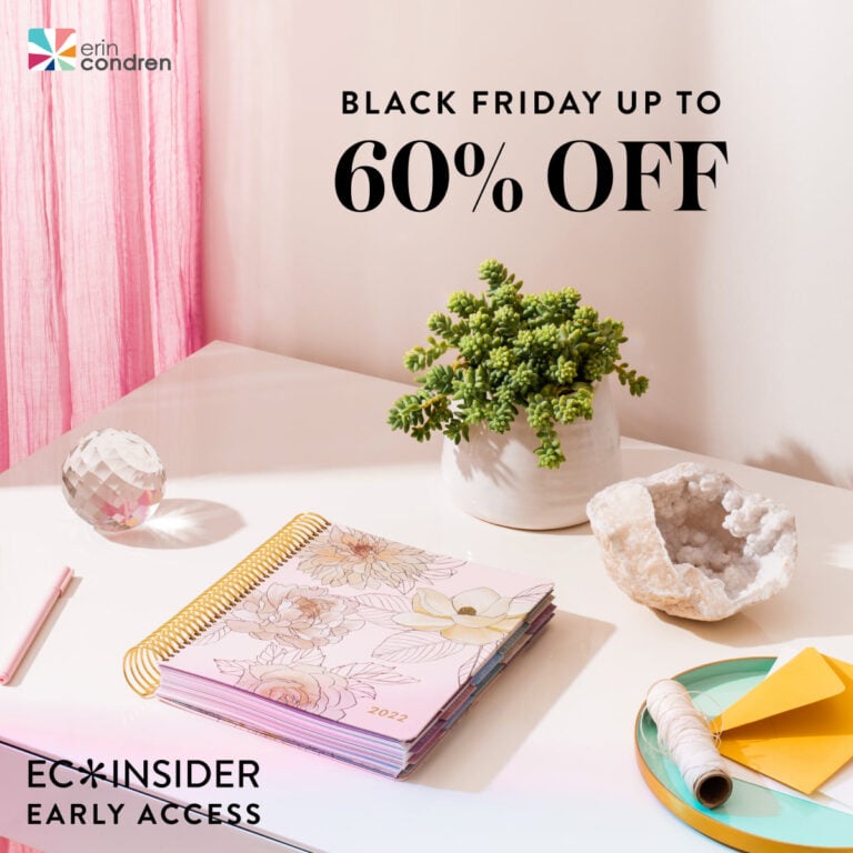 2024 Erin Condren Black Friday and Cyber Monday Sales Black Friday in