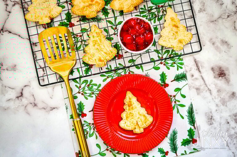 Air Fryer Christmas Tree Hand Pies Recipe Thrifty Jinxy