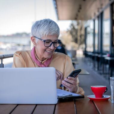 Senior Citizen Studying Medicare Information