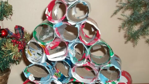 Image for Countdown to Christmas Gift Advent Calendar with Toilet Roll Tubes and Wrapping Paper