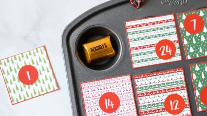 Image for Muffin Tin Advent Calendar DIY