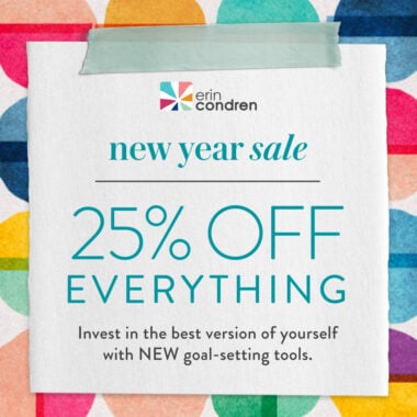 Erin Condren New Year Sale