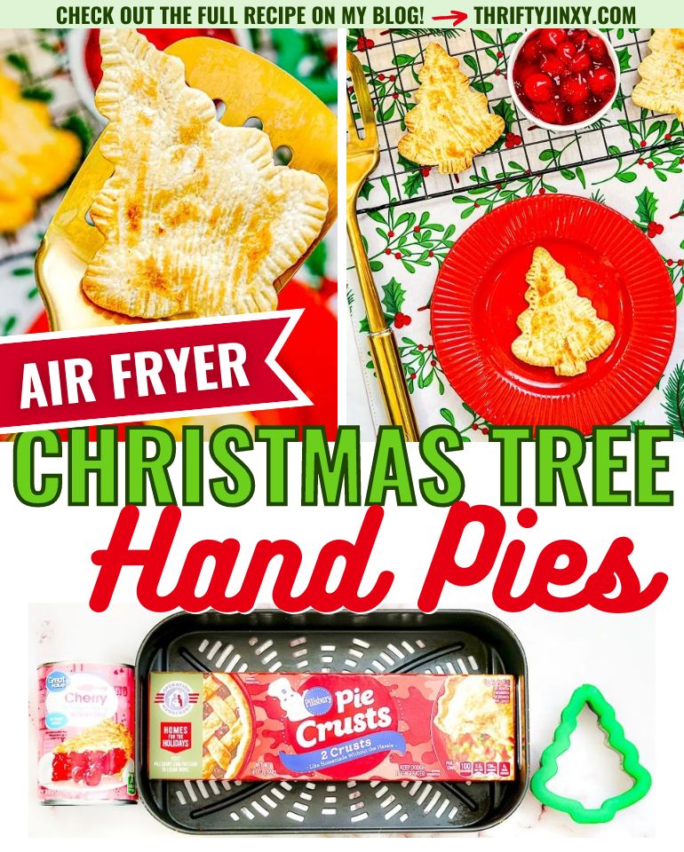 Air Fryer Christmas Tree Handpies FB