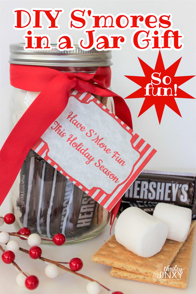 Gifts in a Jar} S'mores Cookies