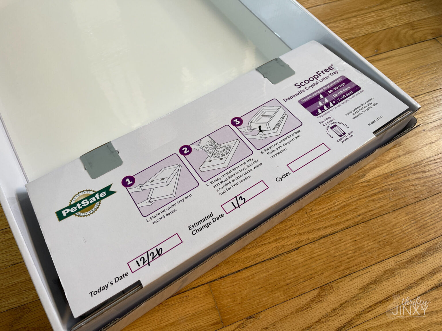 ScoopFree SelfCleaning Litter Box for Easier Cat Care Thrifty Jinxy