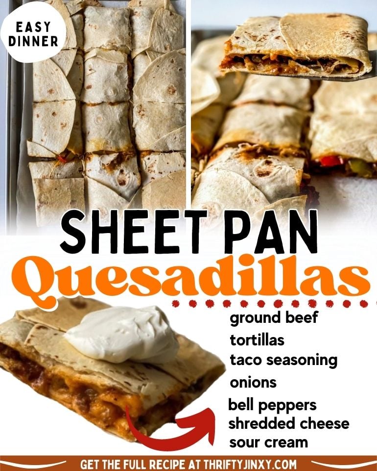 Sheet Pan Quesadillas Facebook