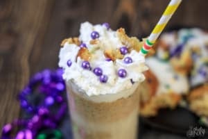 King Cake Frappuccino Espresso for Mardi Gras