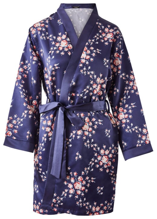 FabFitFun Spring 2022 Morgan Lane Allie Robe in Navy Floral