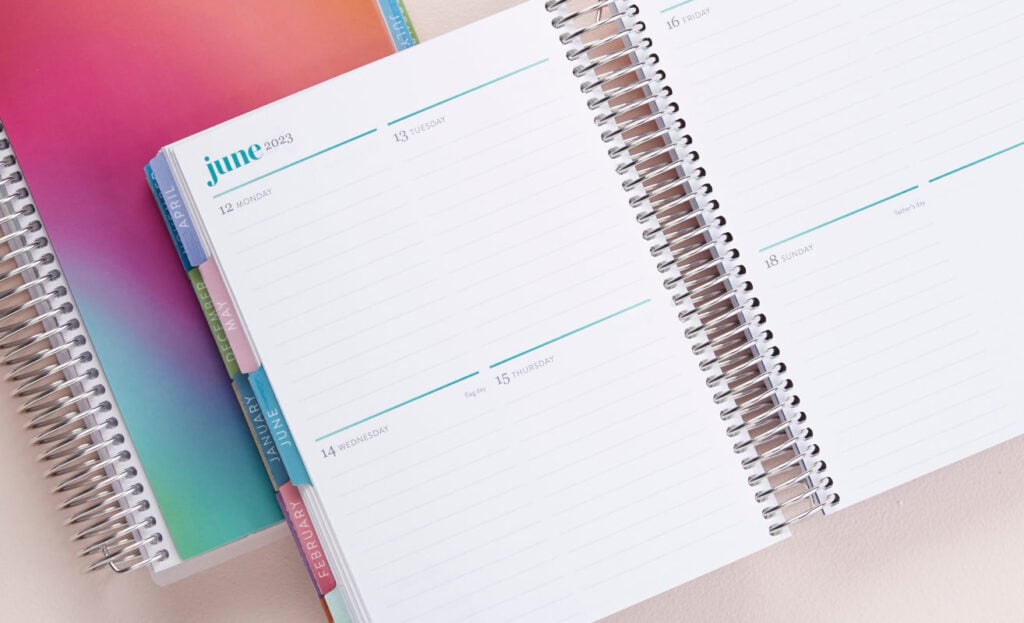 July 2022 - June 2023 Academic Calendar for A5 Ring Planners, fits Filofax,  kikki.K, Carpe Diem, Erin Condren LifePlanner Agenda, Louis Vuitton GM