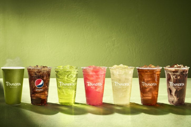 Panera Beverages available in Unlimited Sip Club
