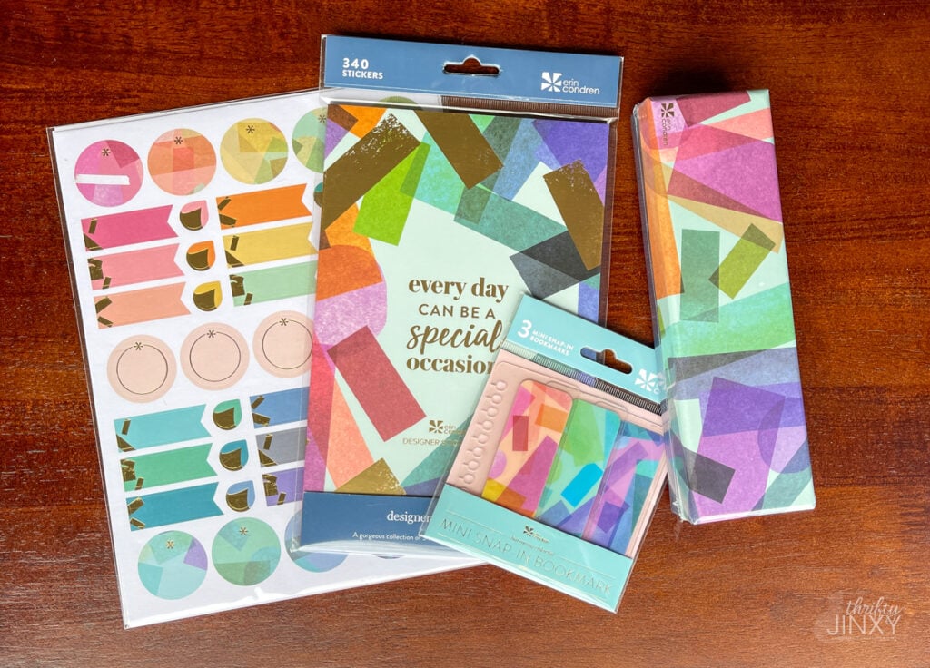 New Erin Condren Harmony Colorful Accessories