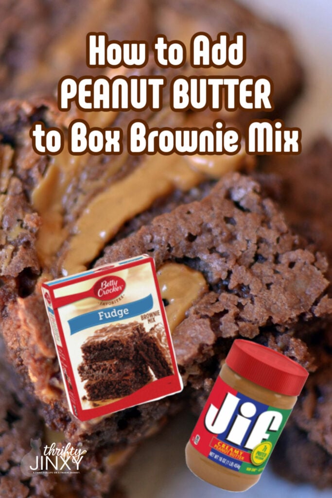 How to Add Peanut Butter to Box Brownie Mix